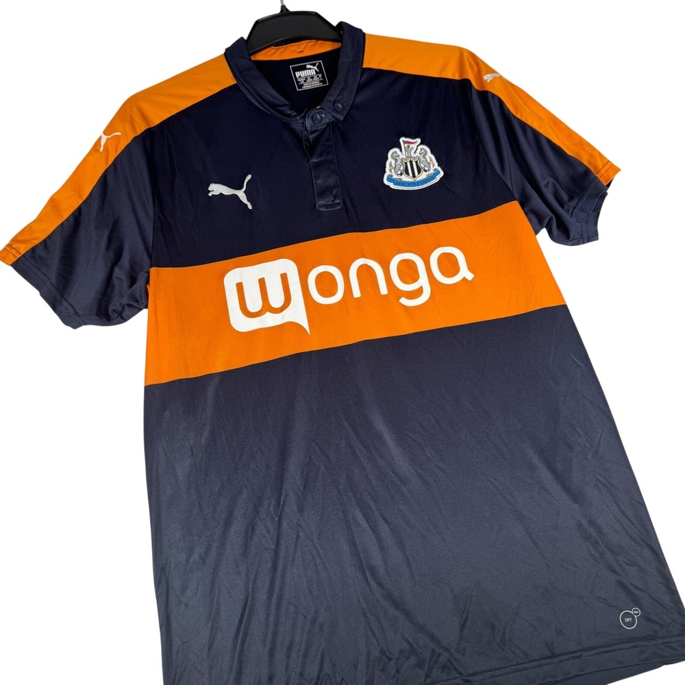 Puma Newcastle United Wonga Training Polo Shirt‎ Navy Mens Large | 750